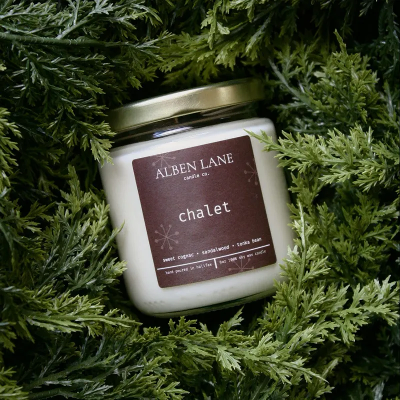 Alben Lane Chalet Candle 8oz Alben Lane Chalet Candle 8oz