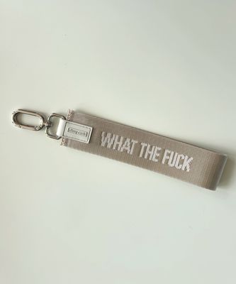 Classy Cards Wristlet Keychain What The Fuck