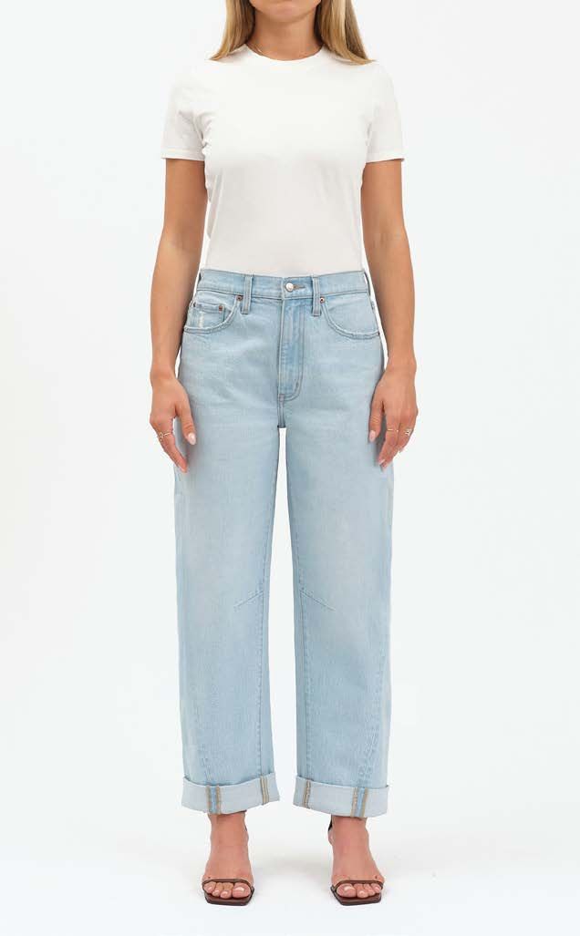 DAZE Venice High Rise Barrel Leg Slow Dance