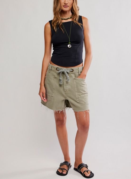 Free People Moxie Shorts Fern