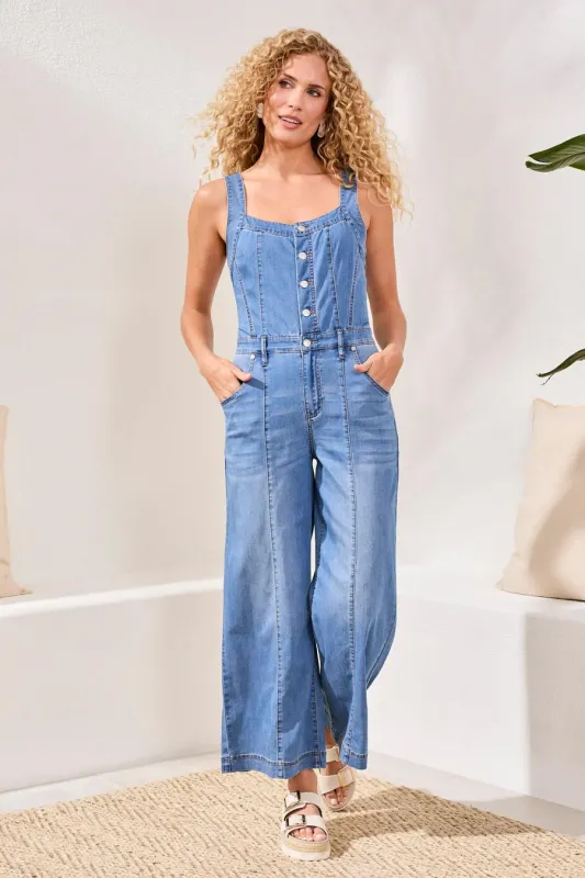 Tribal Denim Jumpsuit Amalfi Coast