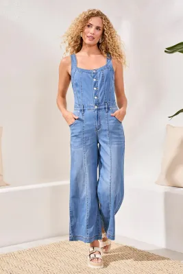 Tribal Denim Jumpsuit Amalfi Coast