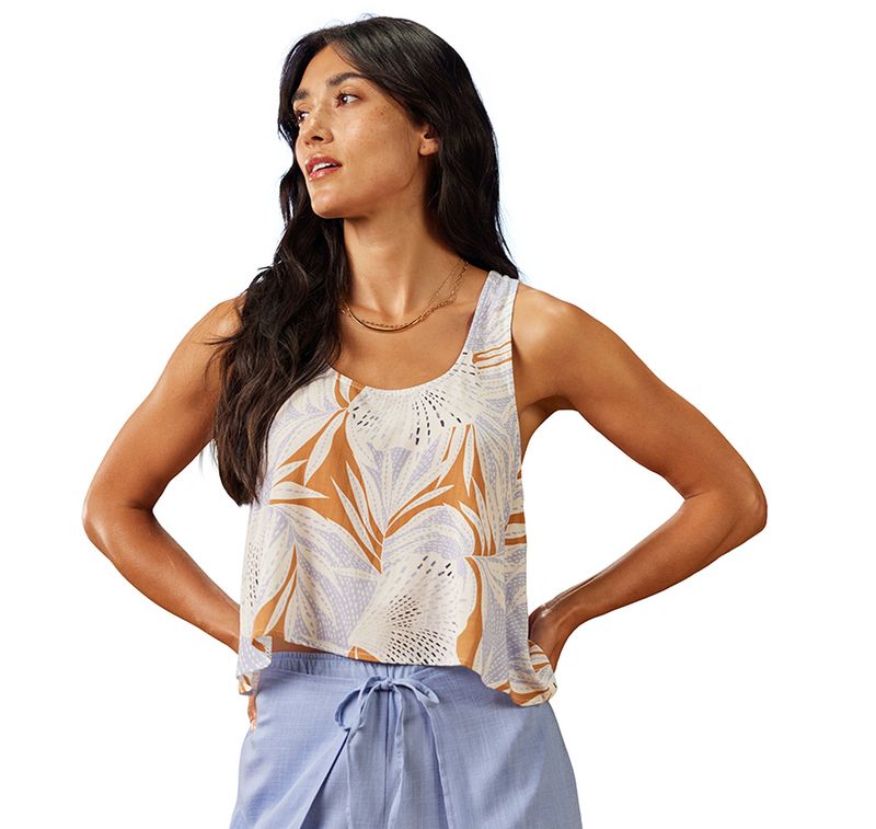 XIX Palms x Tribal Essential Crop Tank Cayman