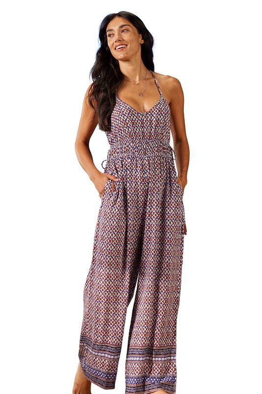 XIX Palms x Tribal Braided Strap Jumpsuit St Kitts