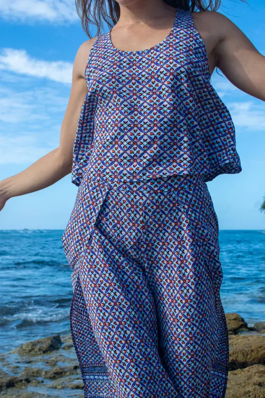 XIX Palms x Tribal Essential Crop Tank St Kitts XIX Palms x Tribal Essential Crop Tank St Kitts