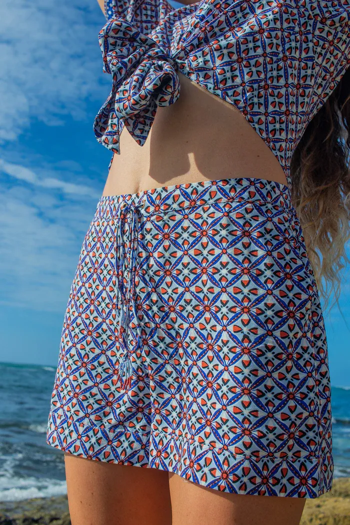 XIX Palms X Tribal Drawstring Short St Kitts