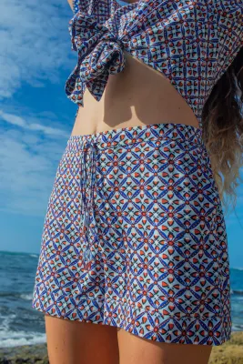 XIX Palms X Tribal Drawstring Short St Kitts