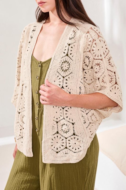 Tribal Crochet Cardigan Tribal Crochet Cardigan