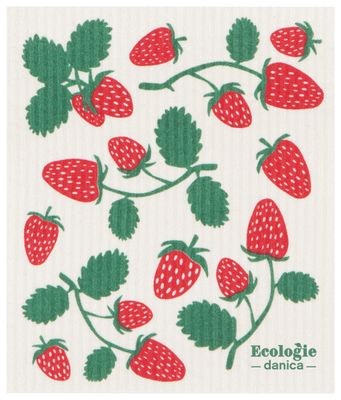 Danica Swedish Dishcloth Strawberries