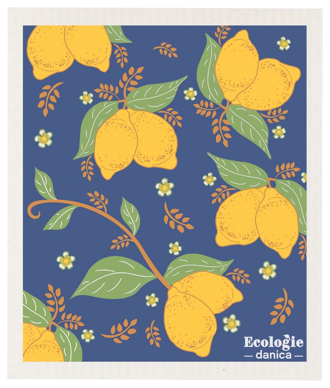 Danica Swedish Dishcloth Provencal Lemons