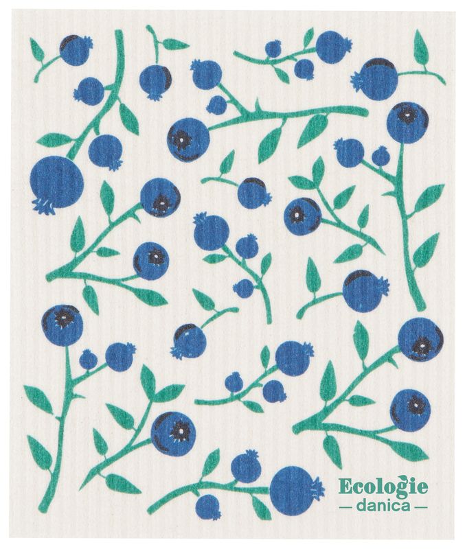 Danica Swedish Dishcloth Blueberries