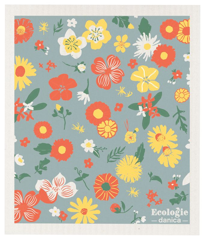 Danica Swedish Dishcloth Flowers of Month