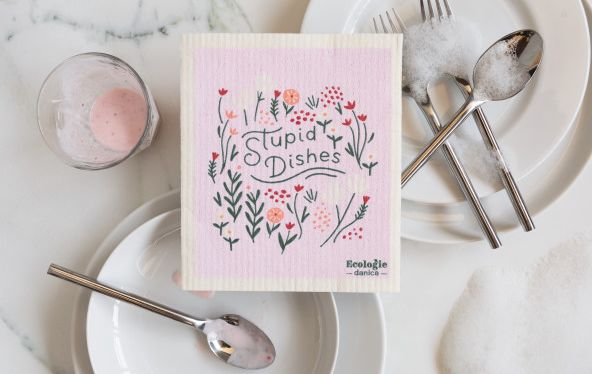 Danica Swedish Dishcloth Stupid Dishes