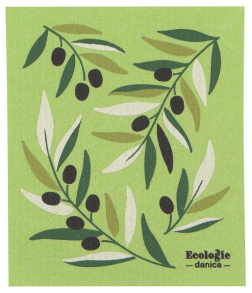 Danica Swedish Dishcloth Olives