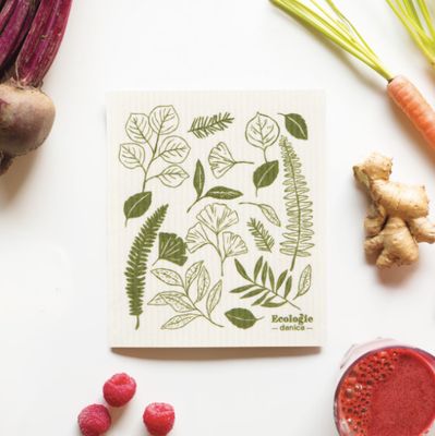 Danica Swedish Dishcloth Fern & Frond Danica Swedish Dishcloth Fern & Frond