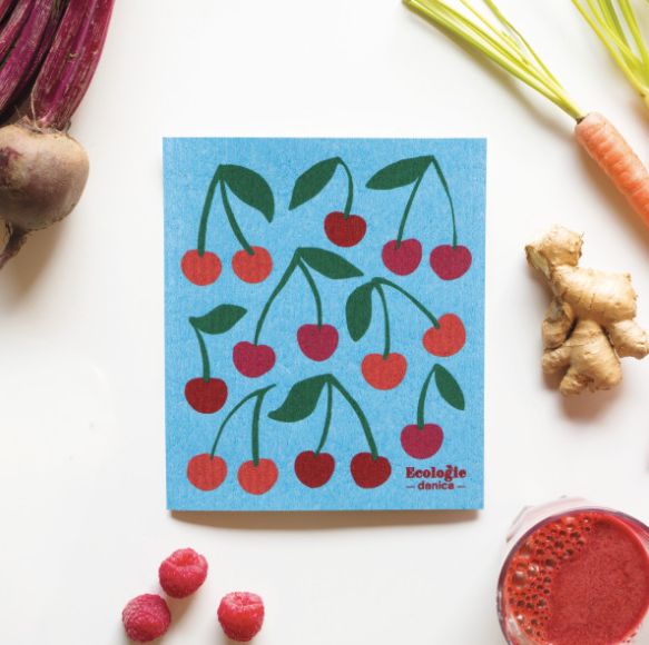 Danica Swedish Dishcloth Wild Cherries Danica Swedish Dishcloth Wild Cherries