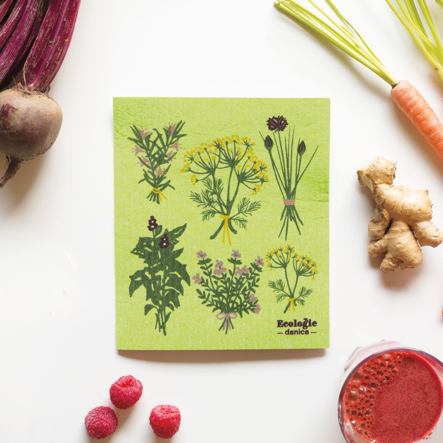 Danica Swedish Dishcloth Fresh Herbs