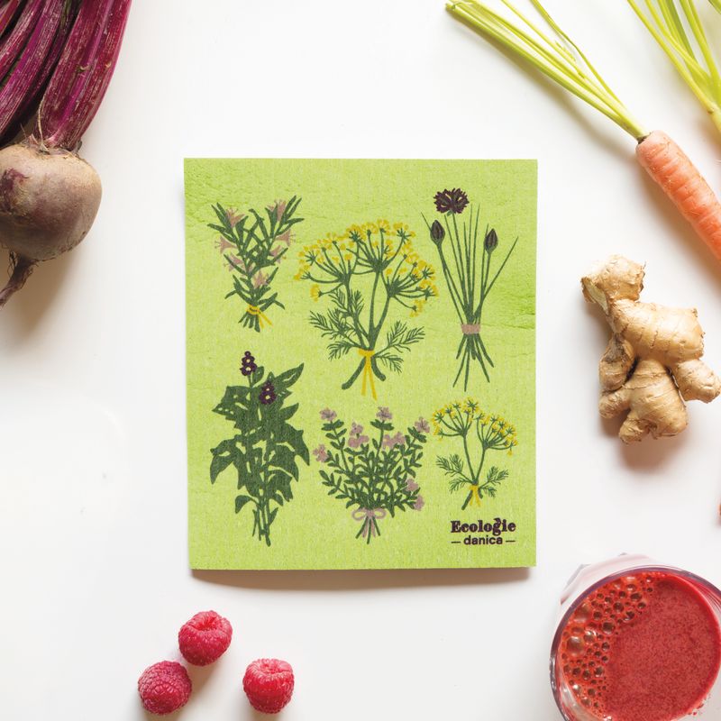 Danica Swedish Dishcloth Fresh Herbs Danica Swedish Dishcloth Fresh Herbs