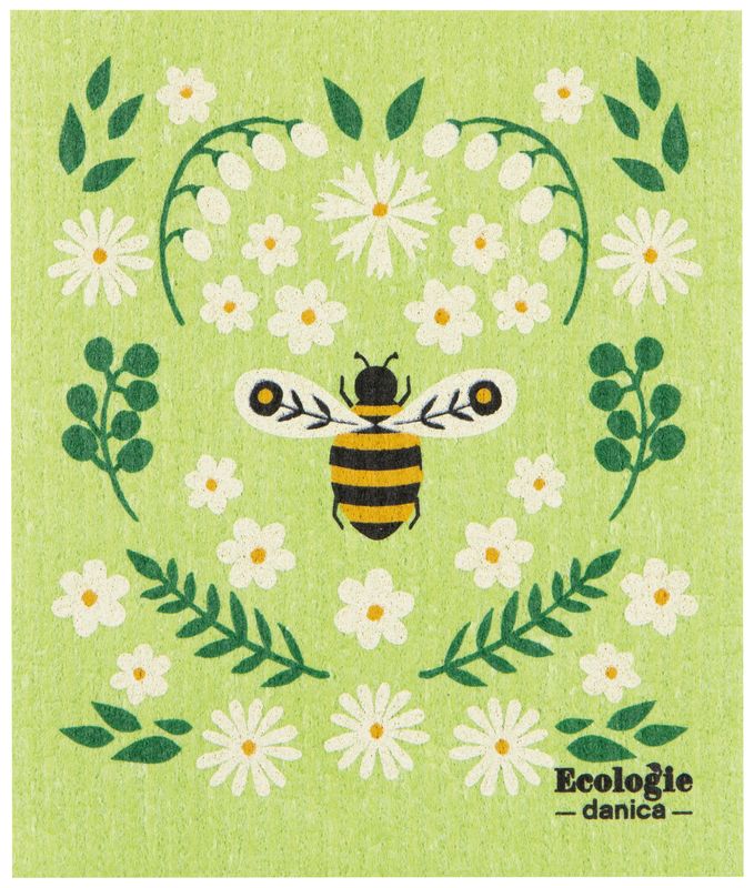 Danica Swedish Dishcloth Bee Garden