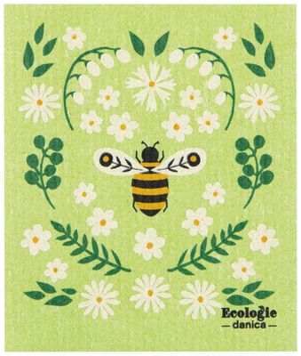 Danica Swedish Dishcloth Bee Garden