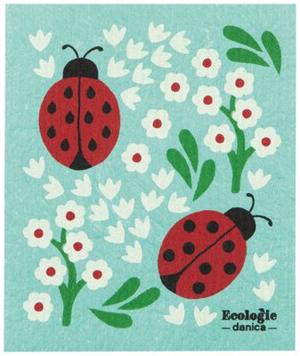Danica Swedish Dishcloth Ladybugs