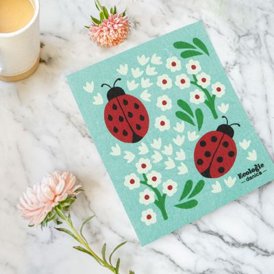 Danica Swedish Dishcloth Ladybugs