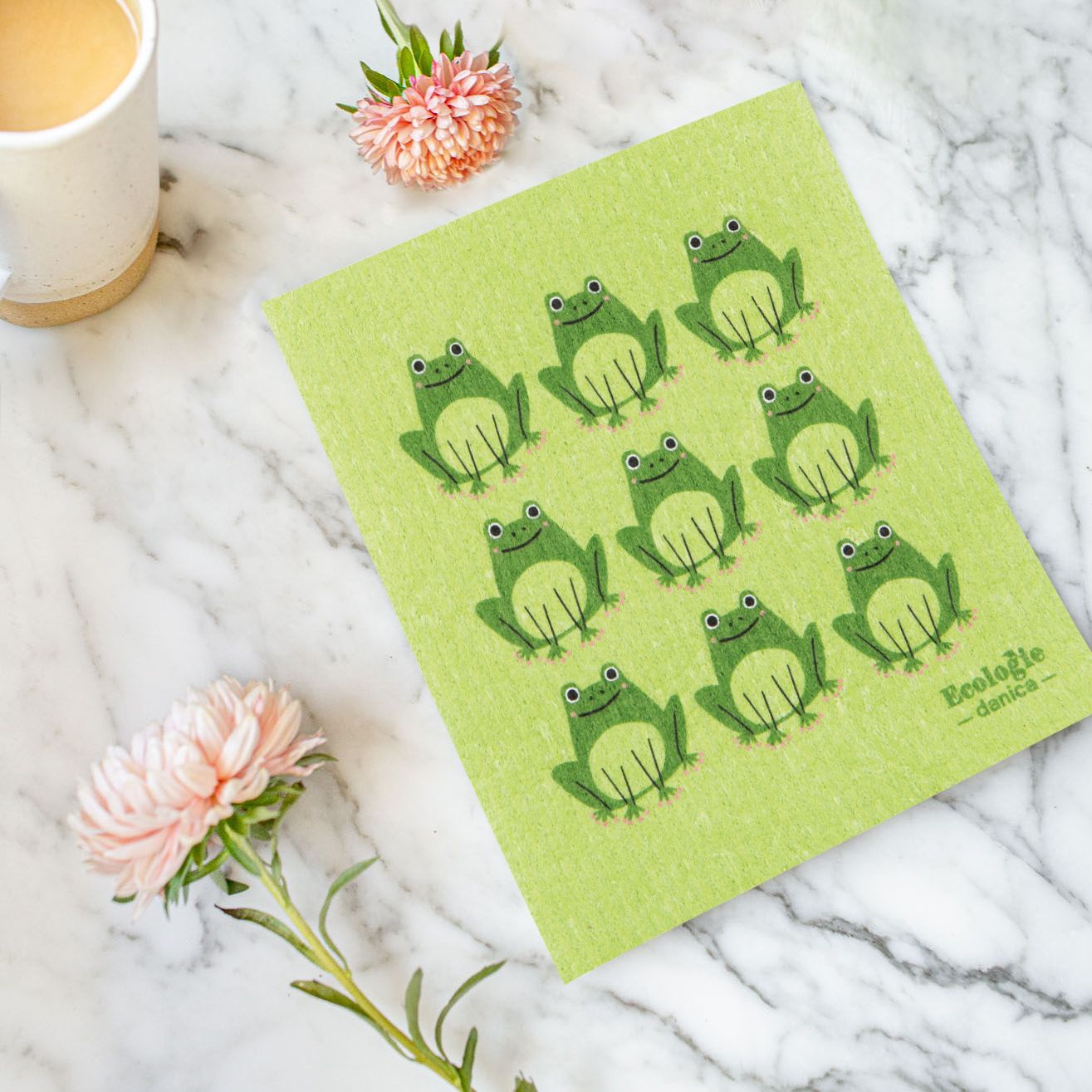 Danica Swedish Dishcloth Ribbit