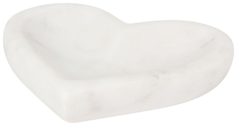 Danica Shaped Dish 4in Heart Marble