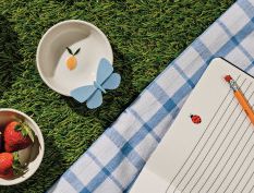 Danica Pinch Bowl Petite Motif Lemon