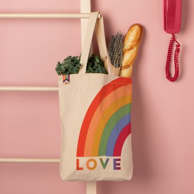 Danica Everyday Tote Bag Love is Love