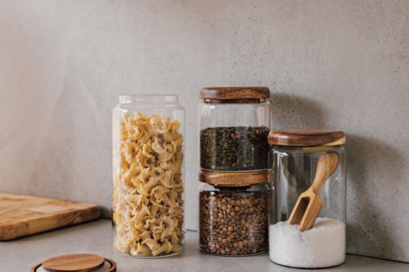 Danica Jar Glass Acacia Medium