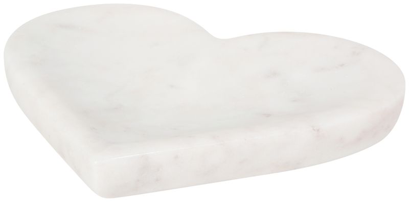 Danica Shaped Dish 6in Heart Marble