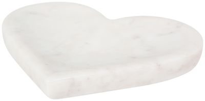 Danica Shaped Dish 6in Heart Marble