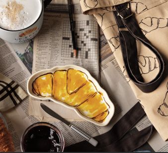 Danica Shaped Dish Le Petit Dejeuner