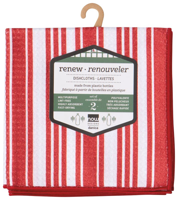 Danica Renew Dishcloths Red Set/2