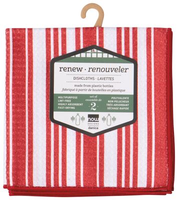 Danica Renew Dishcloths Red Set/2