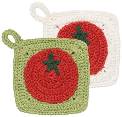 Danica Crochet Sponge Tomatoes Set/2 Danica Crochet Sponge Tomatoes Set/2