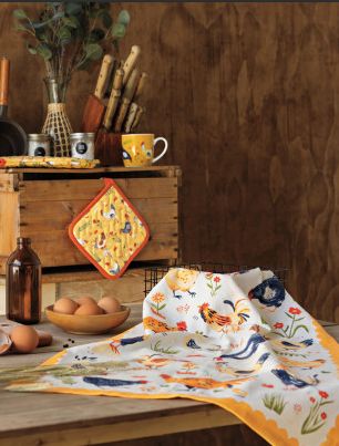 Danica Dishtowel Free Range Set/2