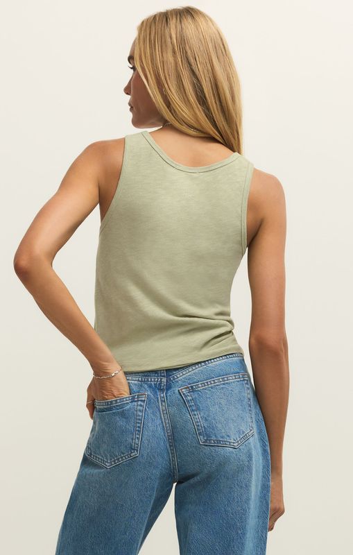Z Supply Classic Slub Scoop Tank Bay Leaf