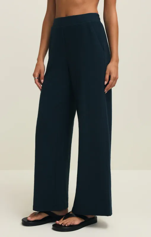 Z Supply Andre Wide Leg Pant Eclipse