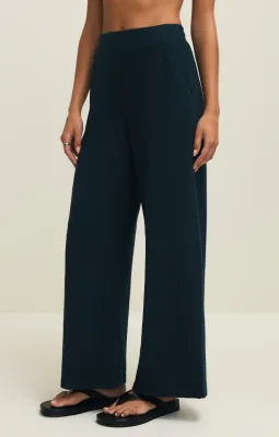 Z Supply Andre Wide Leg Pant Eclipse