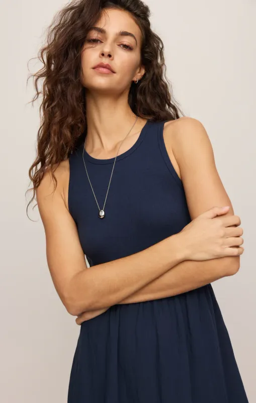 Z Supply Charlotte Midi Dress Eclipse