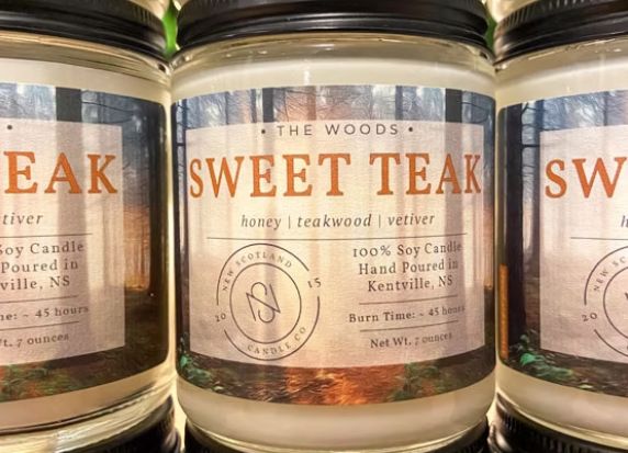 New Scotland Candle Co. Sweet Teak 7oz