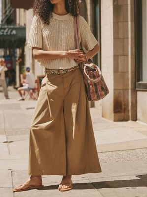 Free People Amy Sweater Tee Ivory