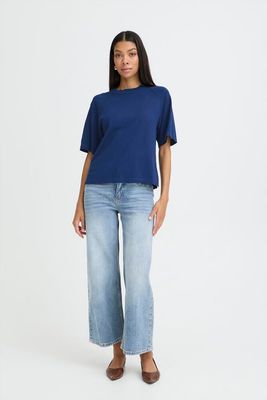 B. Young MMorla Shortsleeve Jumper Medieval Blue