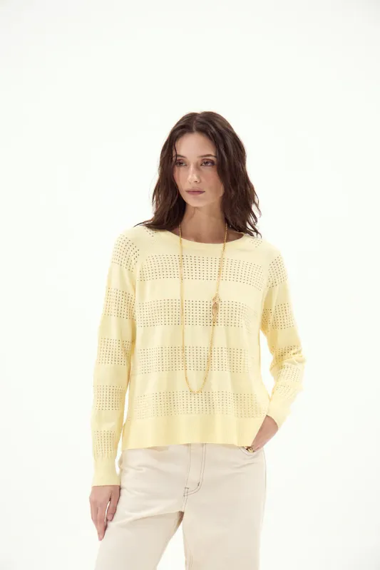Deluc Creta Sweater Light Yellow