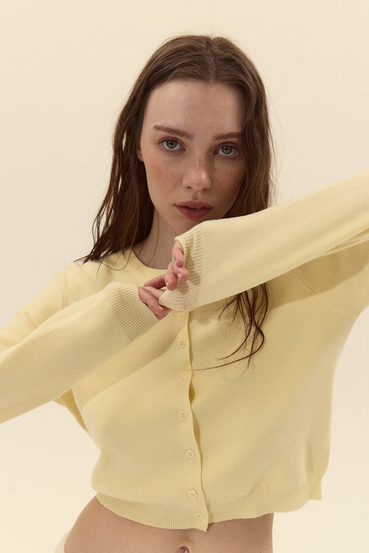 Deluc Clark Cardigan Butter