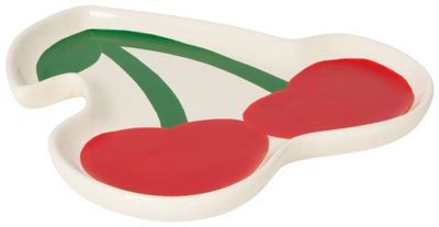 Danica Shaped Dish Very Cherry