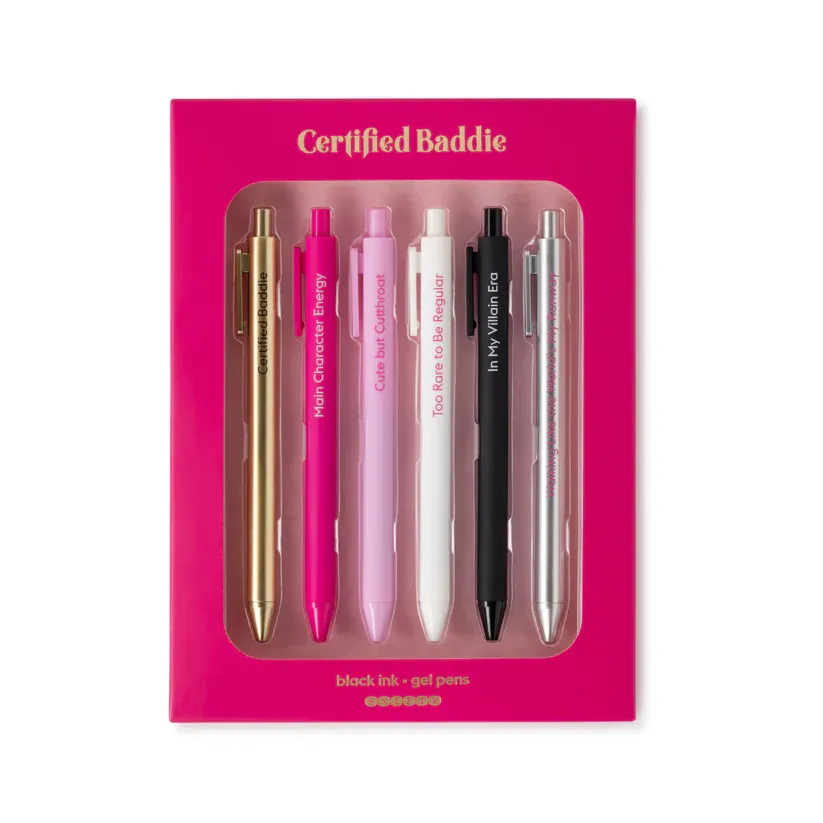 Snifty Certified Baddie Pen Set