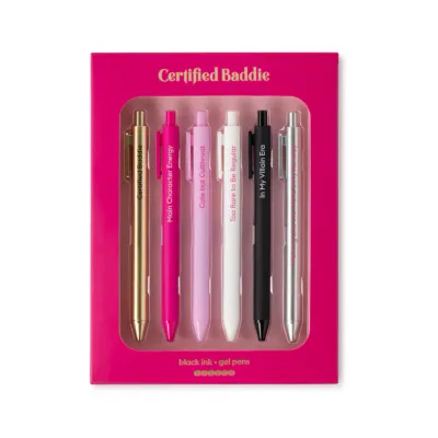 Snifty Certified Baddie Pen Set